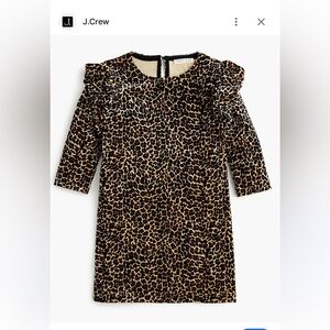 Crewcuts Animal Print Velvet Dress